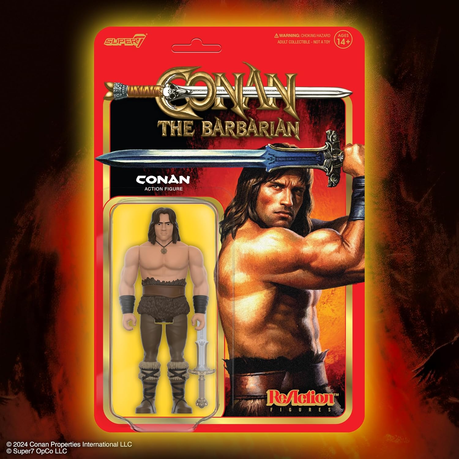 Super7 Conan The Barbarian Reaction Figures - Conan (Resurrected) Action Figure