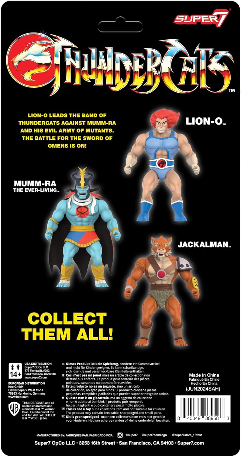 Super7 Thundercats Vintage Figures Wave 01 - Lion-O Action Figure
