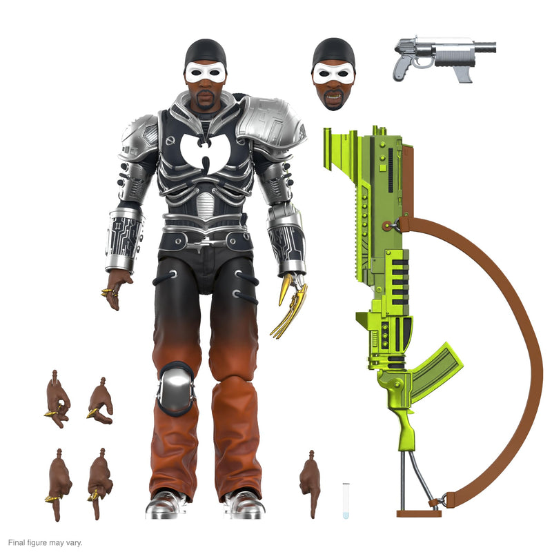 Super7 ULTIMATES! RZA Bobby Digital - 7" RZA Action Figure with Accessories Hip Hop Collectibles and Retro Toys
