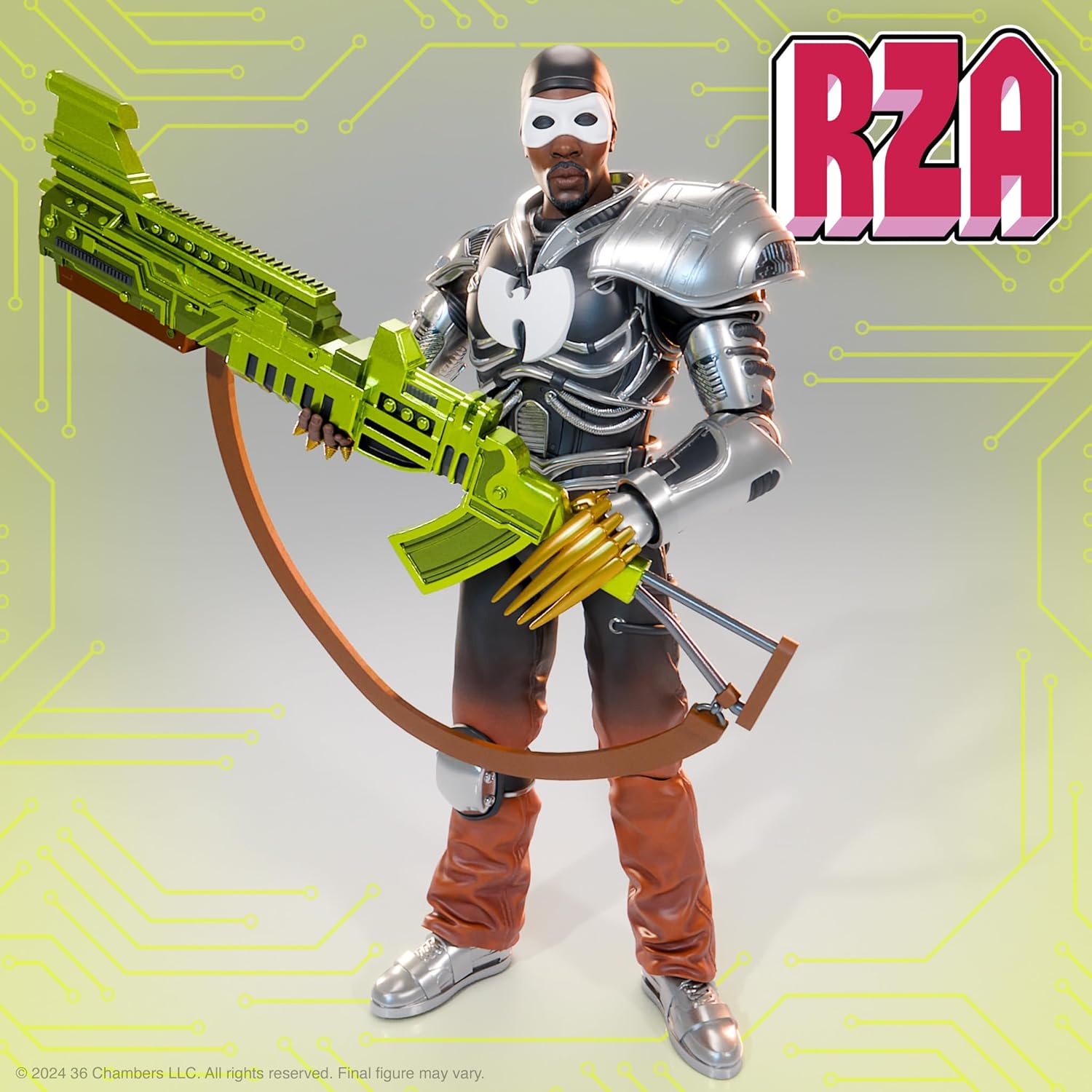 Super7 ULTIMATES! RZA Bobby Digital - 7" RZA Action Figure with Accessories Hip Hop Collectibles and Retro Toys