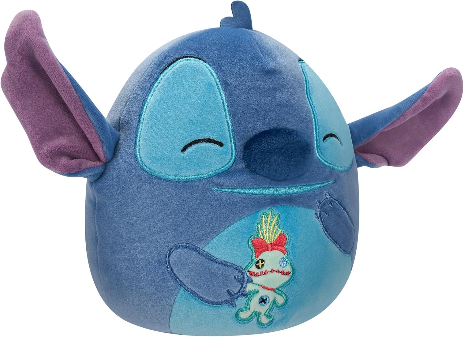 Squishmallows Original Disney 10-Inch Tie-Dye Stitch Wearing a Beanie Plush - Little Ultrasoft Official Jazwares Plush