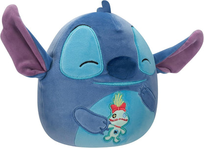 Squishmallows Original Disney 10-Inch Tie-Dye Stitch Wearing a Beanie Plush - Little Ultrasoft Official Jazwares Plush