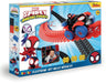 Smoby - Spidey FleXtreme Spin Set – 4,40 m autocircuit – 184 flexibele en modulaire tracks + 1 morele voertuig lichteffecten – 180926