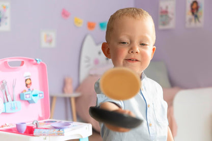 Smoby - Het poppenhuis van Gabby – draagbare keuken met transportkoffer en accessoires voor kinderen vanaf 3 jaar (7600311908