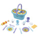 Smoby Cesta de Picnic Stitch - 19 Accesorios incluidos, con Tapa de 2 Partes, asa ergonómica, óptimo para niños a Partir de 3 años (7600312510