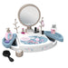 Smoby - My Beauty Vanity, 7600320252, +3 anni, specchiera da tavolo, 15 accessori, trucchi finti