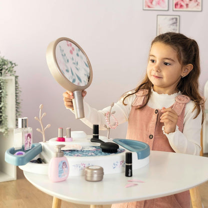 Smoby - My Beauty Vanity, 7600320252, +3 anni, specchiera da tavolo, 15 accessori, trucchi finti