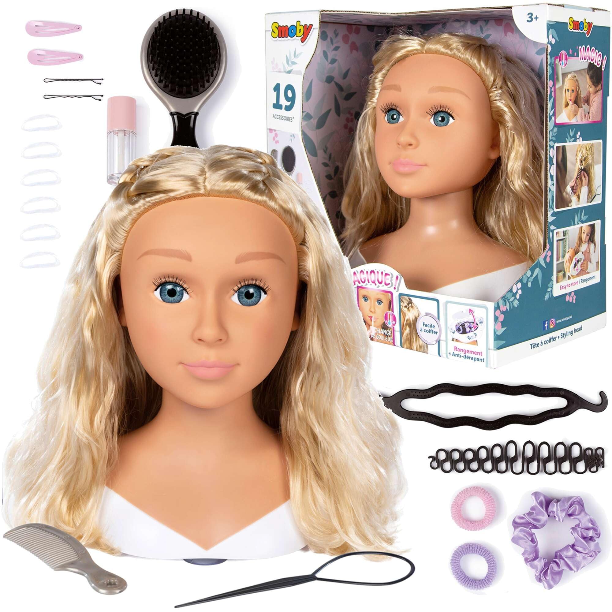 Smoby - My Beauty Blonde Styling Head(7600320317)