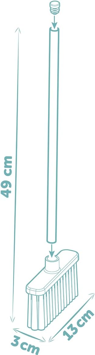 Smoby - Huishoudset XL – imitatiespeelgoed – bezem en bezem voor kinderen – 6 accessoires – 330321