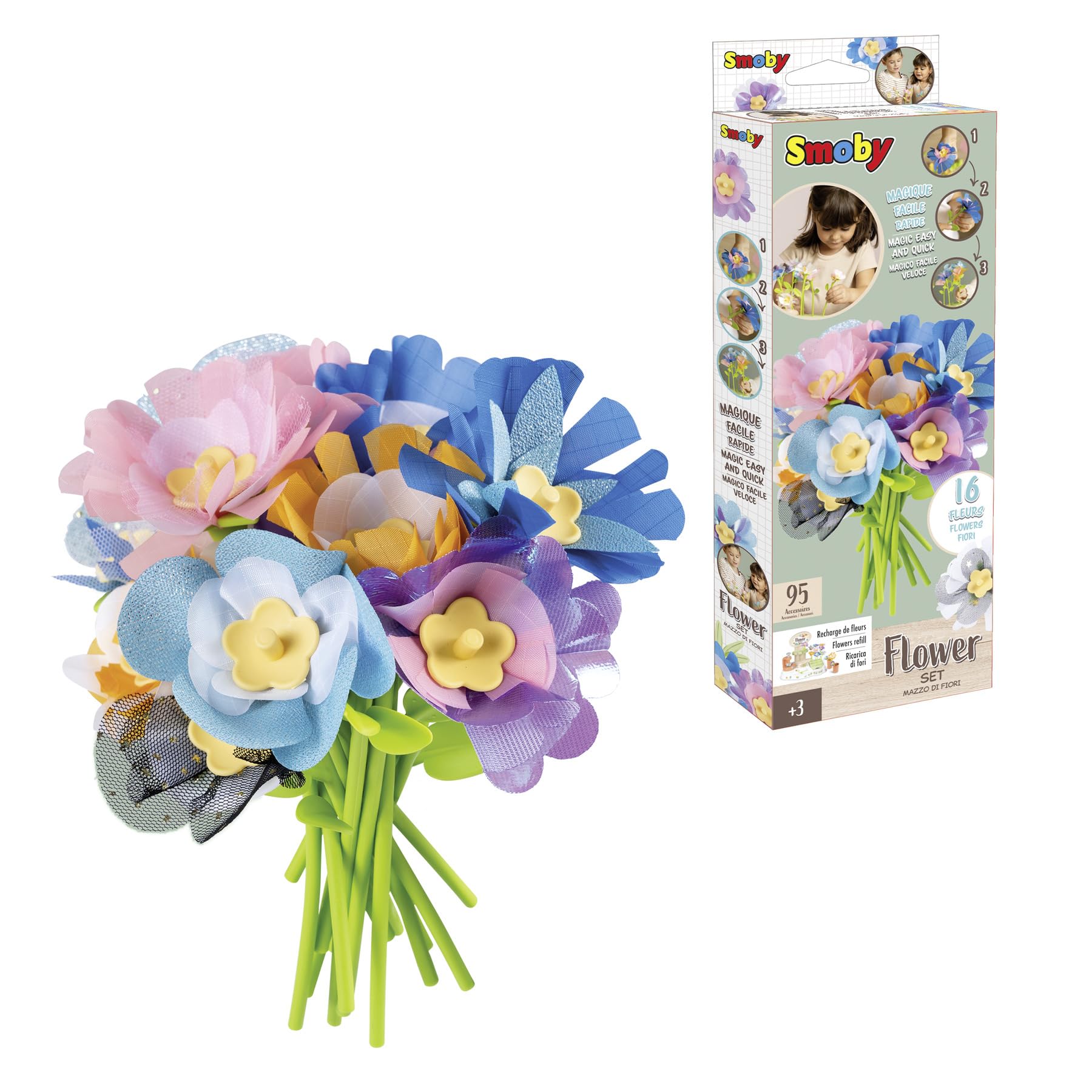 Smoby - Smoby Crea Bloemenwinkel Navulling 95dlg.