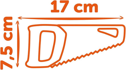 Smoby - Black+Decker - Set 6 strumenti fai da te per bambini + 12 accessori - dai 3 anni - 360934