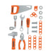 Smoby - Black+Decker - Set 6 strumenti fai da te per bambini + 12 accessori - dai 3 anni - 360934