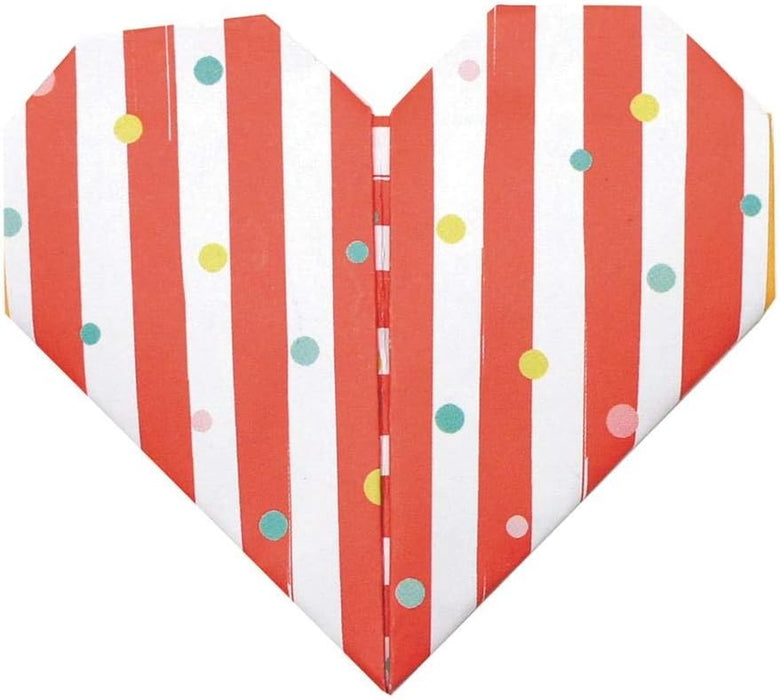 Funny Origami. Hearts. 20 sheets 15x15 cm