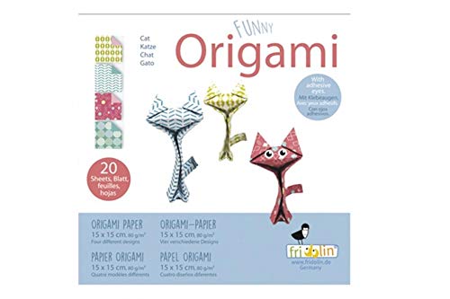 origami Vlinders vouwen 15 x 15 cm 20 stuks multicolor