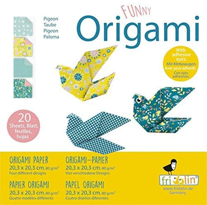 Funny Origami. Doves. 20 sheets 20x20 cm
