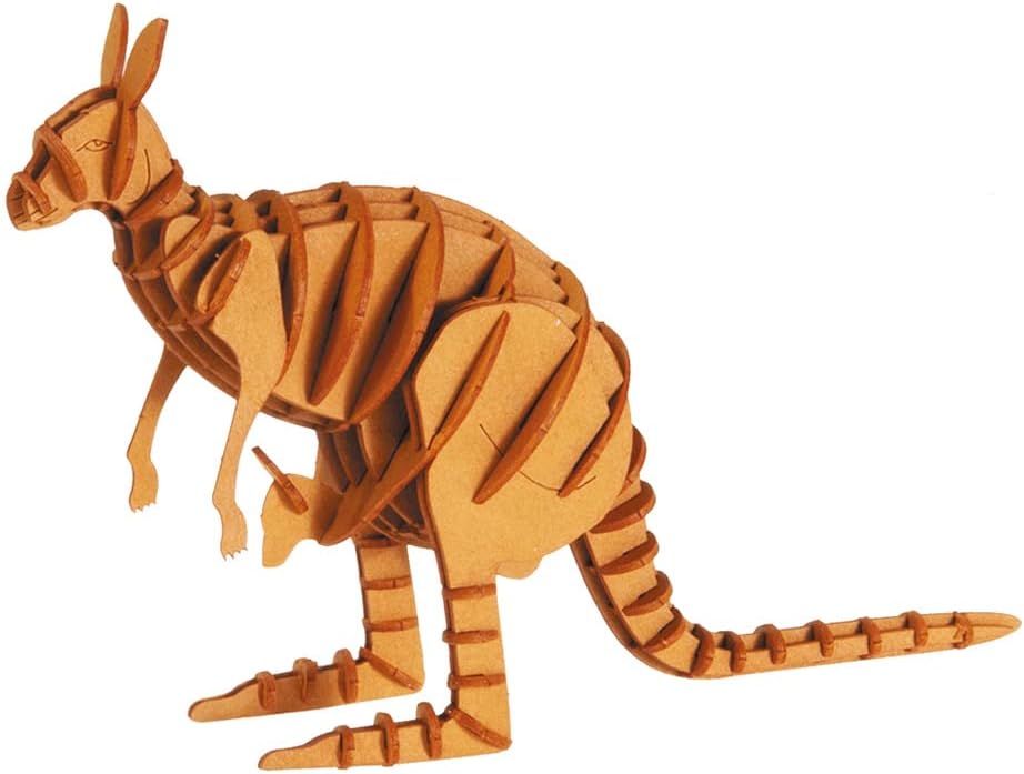Fridolin 3D Papiermodell Känguruh