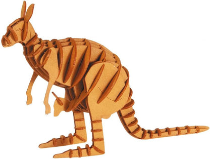 Fridolin 3D Papiermodell Känguruh