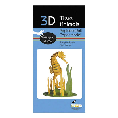 3D Paper Model Seahorse