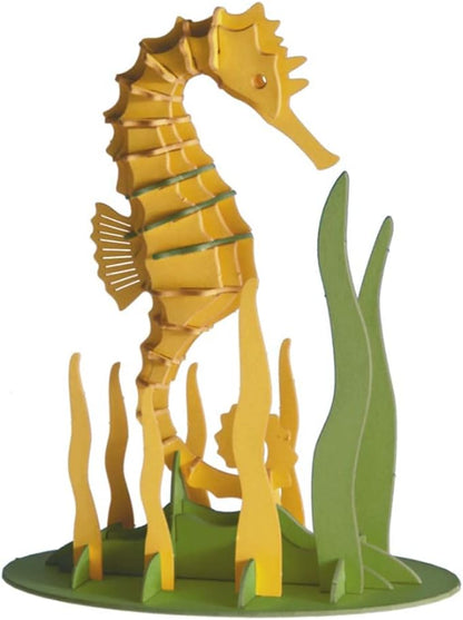 3D Paper Model Seahorse