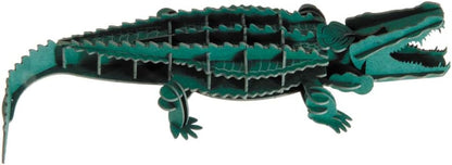 3D Paper Model Crocodile