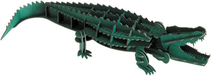 3D Paper Model Crocodile