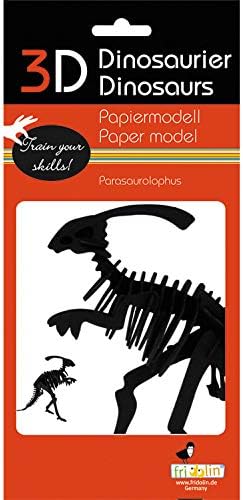 3D Paper Model Parasaurolophus