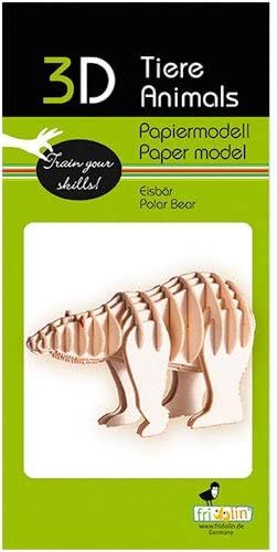 Fridolin 3D Papiermodell Eisbär