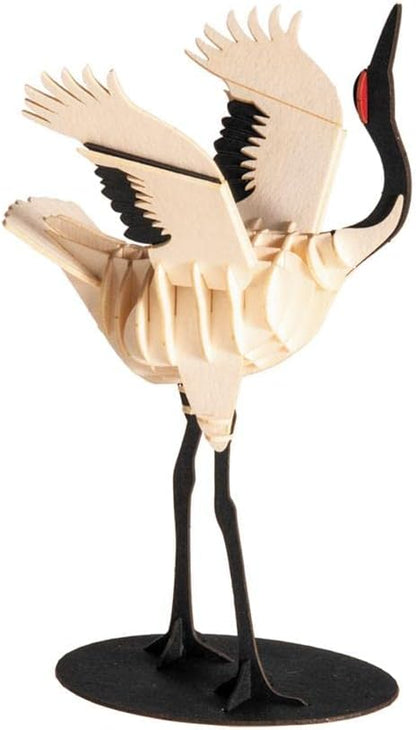 Fridolin 3D Papiermodell Kranich