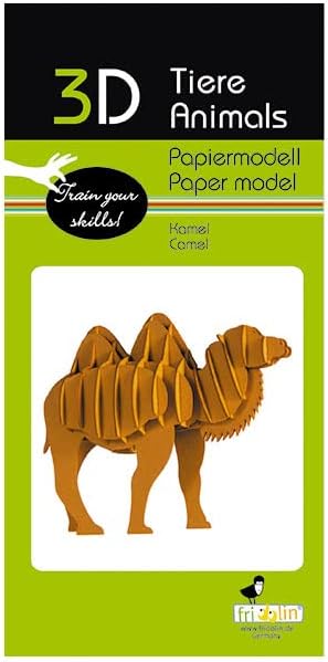 3D Paper Model Camel