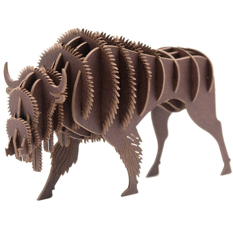 3D Paper Model Bison