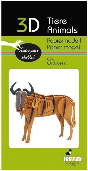 Fridolin 3D Papiermodell GNU