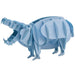 Fridolin 3D Papiermodell Flusspferd