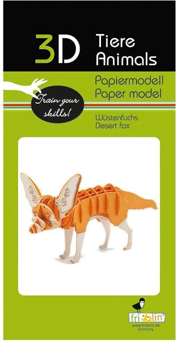3D Paper Model Desert Fox
