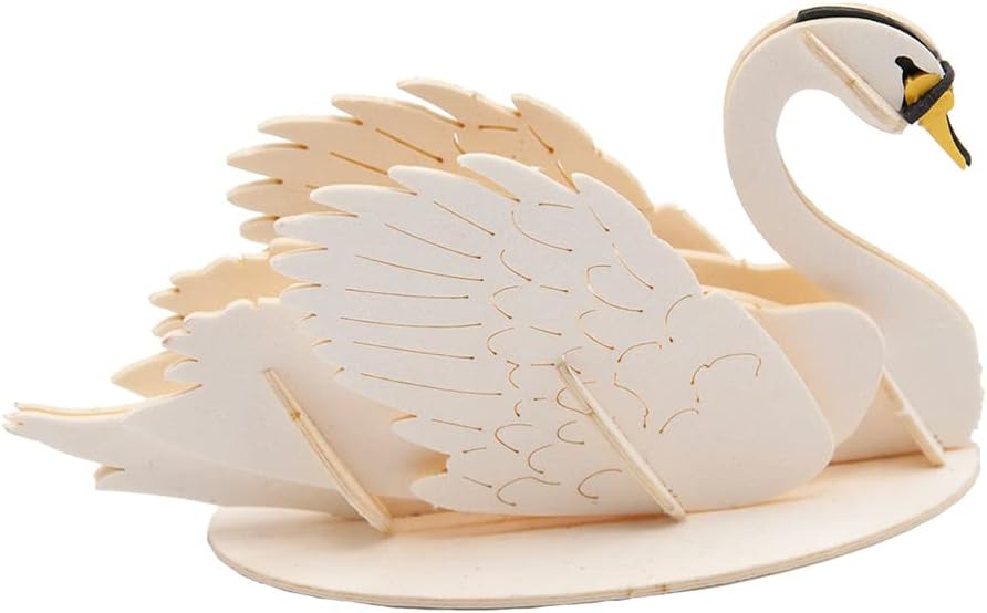 3D Paper Model Swan