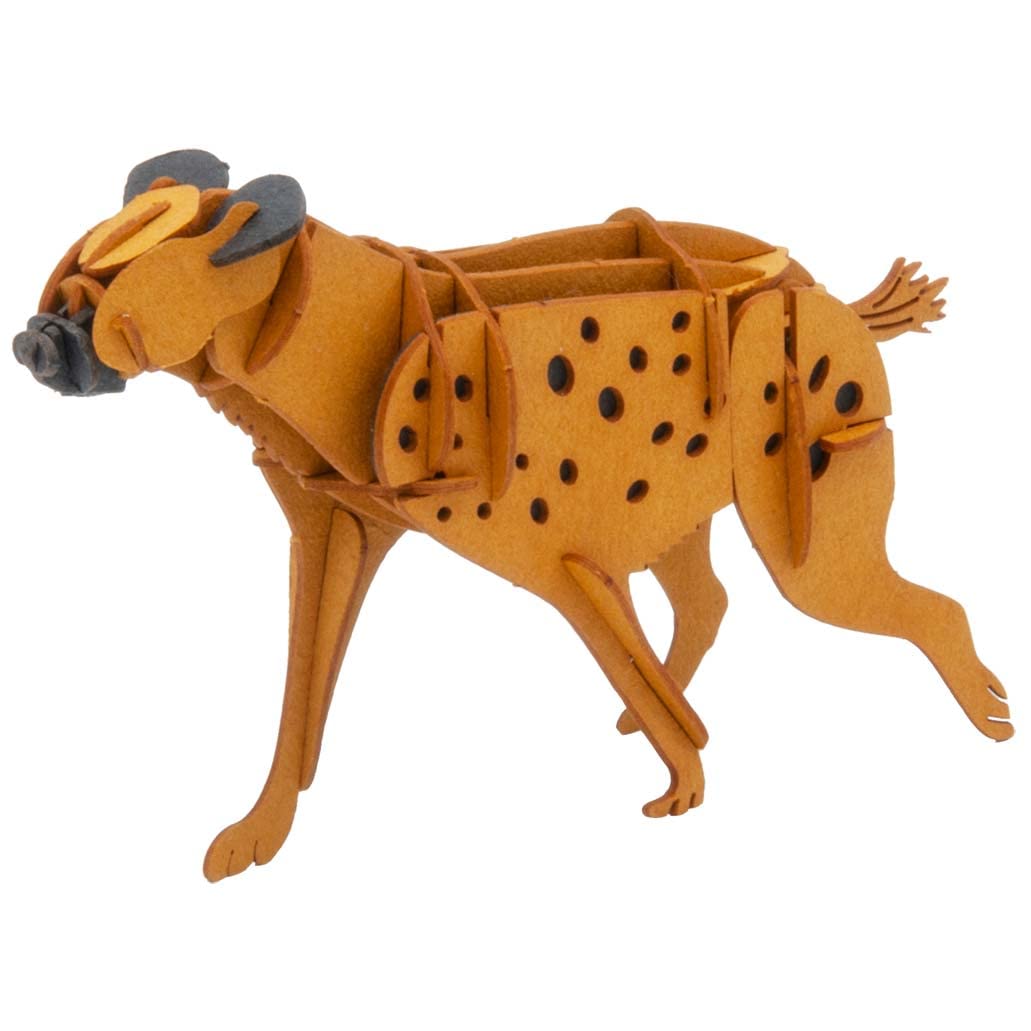 Fridolin 3D Papiermodell Hyäne