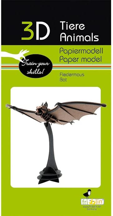 FRIDOLIN 3D Papier Model - Vleermuis