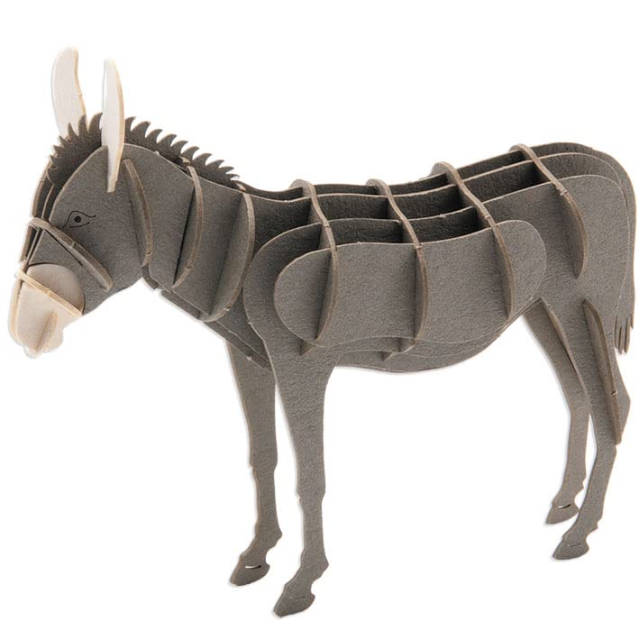 Fridolin 3D Papiermodell Esel