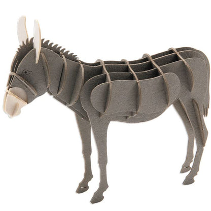 Fridolin 3D Papiermodell Esel