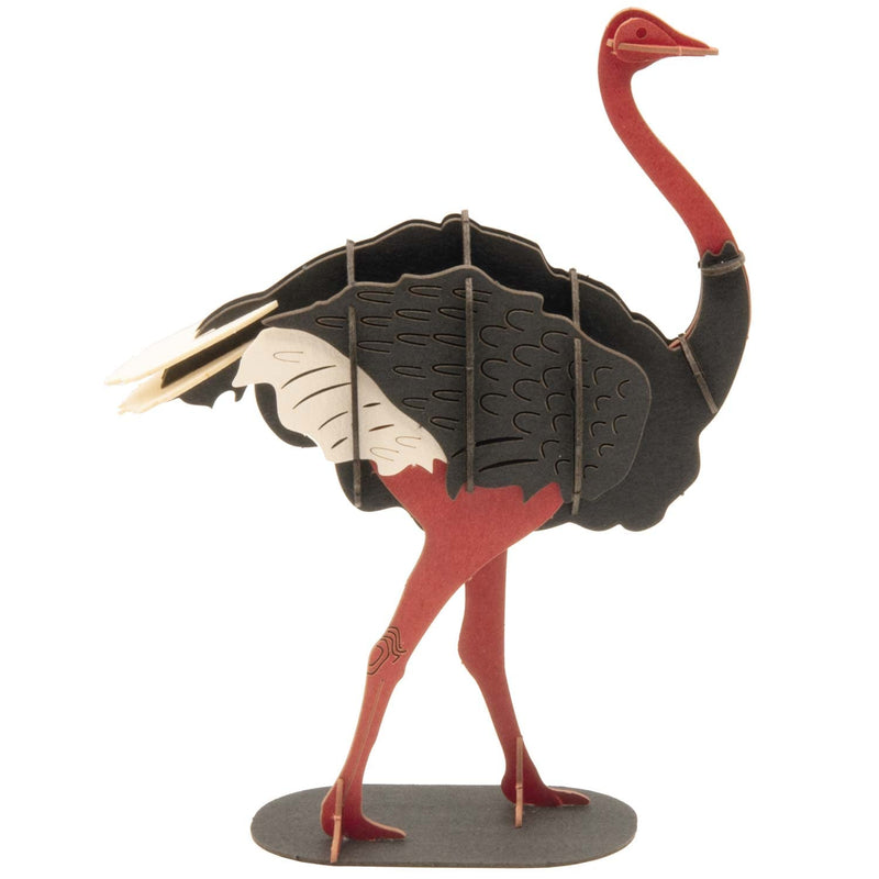 Fridolin 3D Papiermodell Strauß