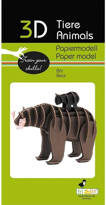 FRIDOLIN 3D papieren model - Bier
