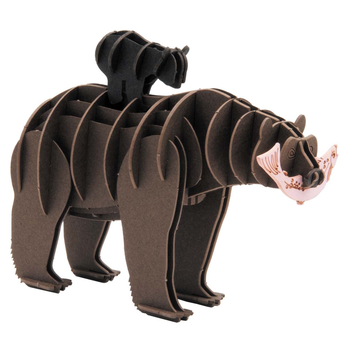 FRIDOLIN 3D papieren model - Bier