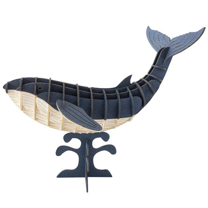 Fridolin 3D Papiermodell Blauwal