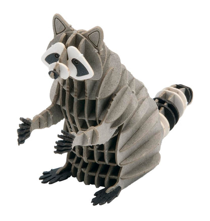 Fridolin 3D Papiermodell - Waschbär