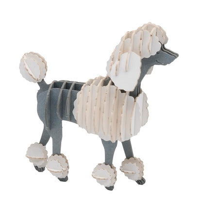 Fridolin 11749 Modello di carta 3D - Barboncino