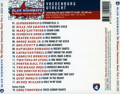 Blue Highways 2003