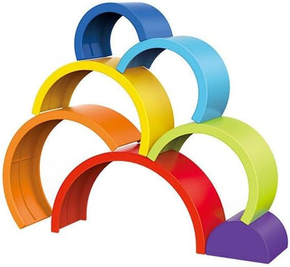 Toi-Toys - Little Stars Baby Stapeltoren Regenboog 7dlg.
