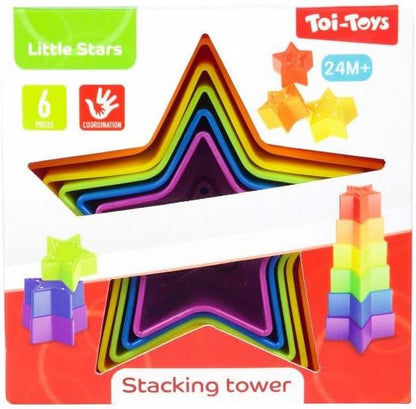 Little Stars Baby Stapeltoren Ster, 6dlg.