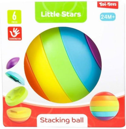 Little Stars Baby Stapeltoren Puzzelbal, 6dlg.