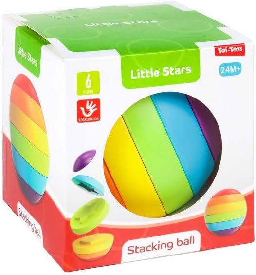 Little Stars Baby Stapeltoren Puzzelbal, 6dlg.