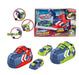 Toi-Toys - Turbo Racers Rally Auto met Schoen Afschieter